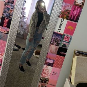 cropped sweater cartigan